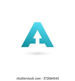 Letter A logo icon design template elements