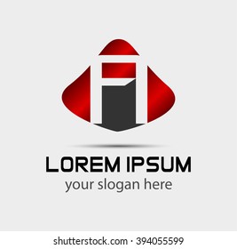Letter A logo icon design template elements
