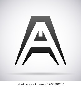 Letter A logo icon design template element