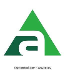 Letter A logo icon design template elements