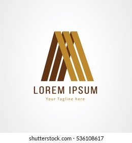 Letter A logo icon design template elements - vector sign. A triangle sign, vector