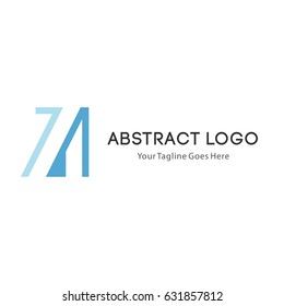 Letter A logo icon design template elements. Business corporate letter A logo design template. Simple and clean flat design of letter A logo vector template. Letter A logo for business 