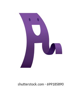 letter a logo icon design template elements