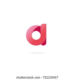 Letter A logo icon design template elements. Vector color sign.