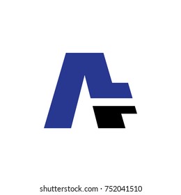 letter a logo icon design template elements