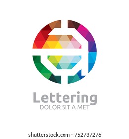 Letter A logo icon design template elements - Stock vector sign