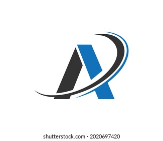 A Letter Logo And Icon Design Vector Template.