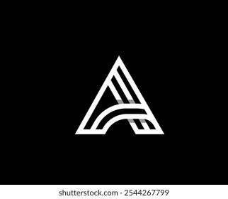 Letter A logo icon design vector inspiration. Simple monogram letter A initial logo design template illustration