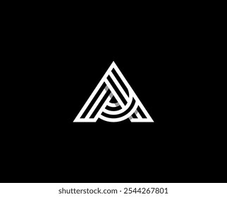 Letter A logo icon design vector inspiration. Simple monogram letter A initial logo design template illustration