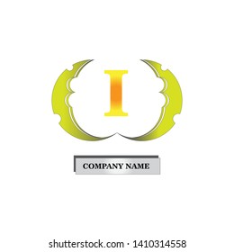 I Letter Logo Icon Mosaic Pattern Design template Element - Vector