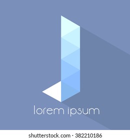 A Letter Logo Icon Mosaic Pattern 