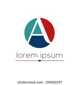 A letter logo ( Icon  Pattern Design template Element)