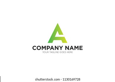 letter a logo, icon, symbol design template