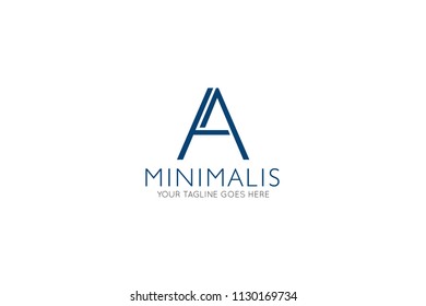 letter a logo, icon, symbol design template