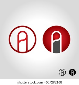 letter a logo, icon and symbol vector illustration