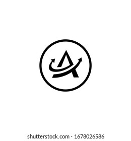 Buchstabe Eine Logo-Symbol-Vorlage