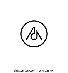 plantilla de icono de logotipo de letra A