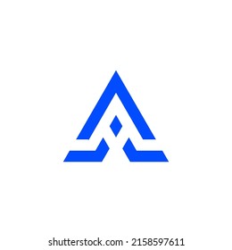 Letter A logo icon template design element