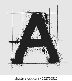 Letter A logo icon, vector design elements
