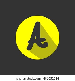Letter A logo icon - vector illustration design