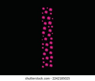 I letter logo icon vector template element
