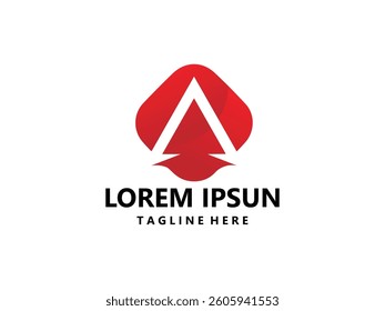 A letter logo icon vector template
