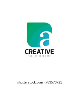 Letter A Logo Illustration template