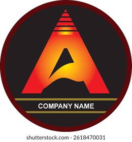 Eine Illustratordatei mit einem Letter-Logo, die in Ihrem Grafikdesign verwendet wird 