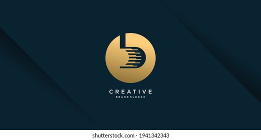 Letter logo with initial B, with modern creative concept Premium Vector part 2