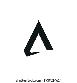 letter a logo. Initial letter logo design template vector