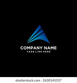 letter A logo initial vector icon design illustration