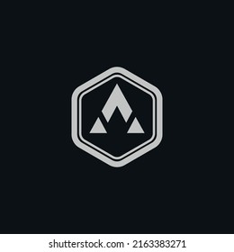Letter A logo for initial. Vector illustration.