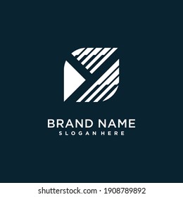 Letter logo with initial Y for company or person, cool modern concept premium vector part 4