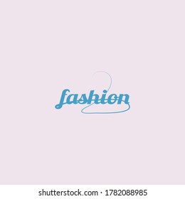 the letter logo, the logo inspiration from threads and needles. suitable for tailor shops, clothes, sewing tools, sewing machines.