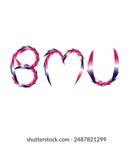 logo de la letra con ion de letra