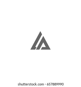 A Letter Logo. La Letter Logo