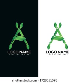 Logo de una carta. Cartel de la hoja de la carta, logo de la hoja. Diseño editable ,archivo eps. Ilustración de un logotipo y un vector de diseño de iconos para diseño de empresa o sitio web.