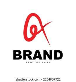A Letter Logo, Logotype Design Simple Concept, Vector Alphabet Icon Template