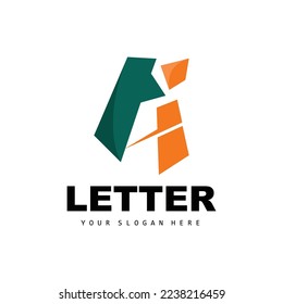 A Letter Logo, Letter Logotype Vector, Product Brand Design, Company Initials, Construction, Education