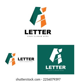 A Letter Logo, Letter Logotype Vector, Product Brand Design, Company Initials, Construction, Education
