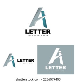 A Letter Logo, Letter Logotype Vector, Product Brand Design, Company Initials, Construction, Education