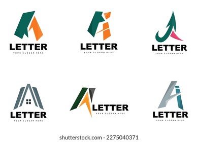 Logotipo de carta, vector de logotipo de carta, diseño de marca de producto, iniciativas de empresa, construcción, educación
