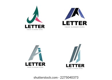 A Letter Logo, Letter Logotype Vector, Product Brand Design, Company Initials, Construction, Education