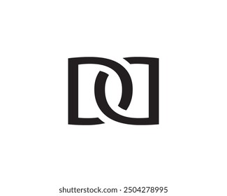 Letter Logo Luxury. Art Deco style logotype design for luxury company branding. Premium identity design. Letter D.