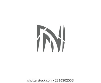 Letter Logo m c Vector graphics and illustrations