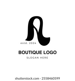 Letter A logo mark, beautiful letter vector logo, stylish serif font