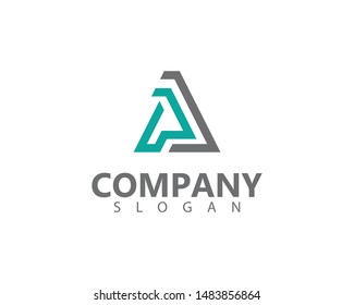 Letter A Logo Modern and Clean