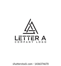  letter a logo modern concept