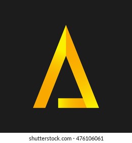 A letter logo with modern concept