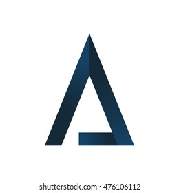 A letter logo with modern concept